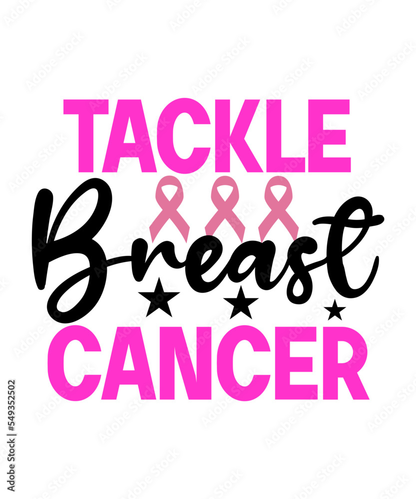 Tackle Breast Cancer SVG