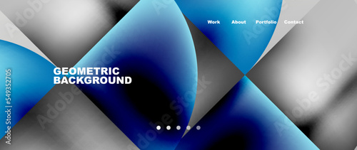Circles and round elements abstract background design for wallpaper, banner, background, landing page, wall art, invitation, prints