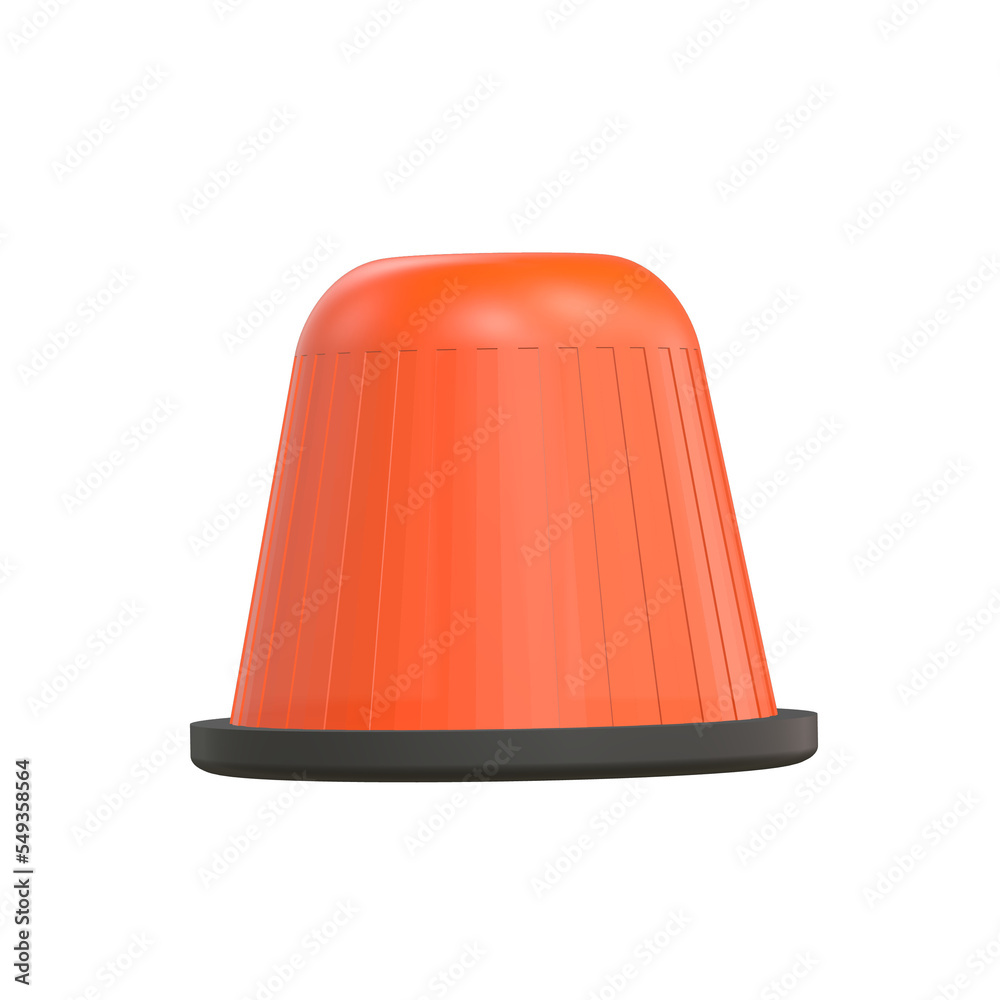 Fototapeta premium sirene vermelha 3d icon