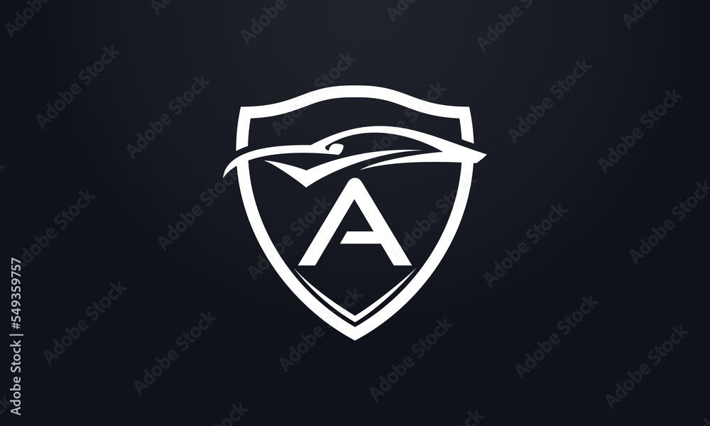 Automotive car logo design vector and shield sign with car auto service symbol shield car monogram and Automotive car icon Automotive car logo design vector and shield sign with car auto service symbol shield car monogram and Automotive car icon