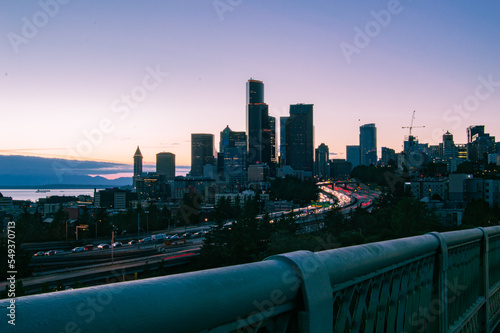 Seattle Skyline at Sunset
