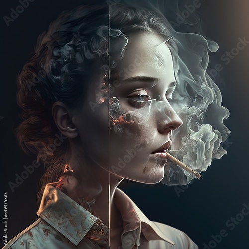Harm caused by smoking addiction