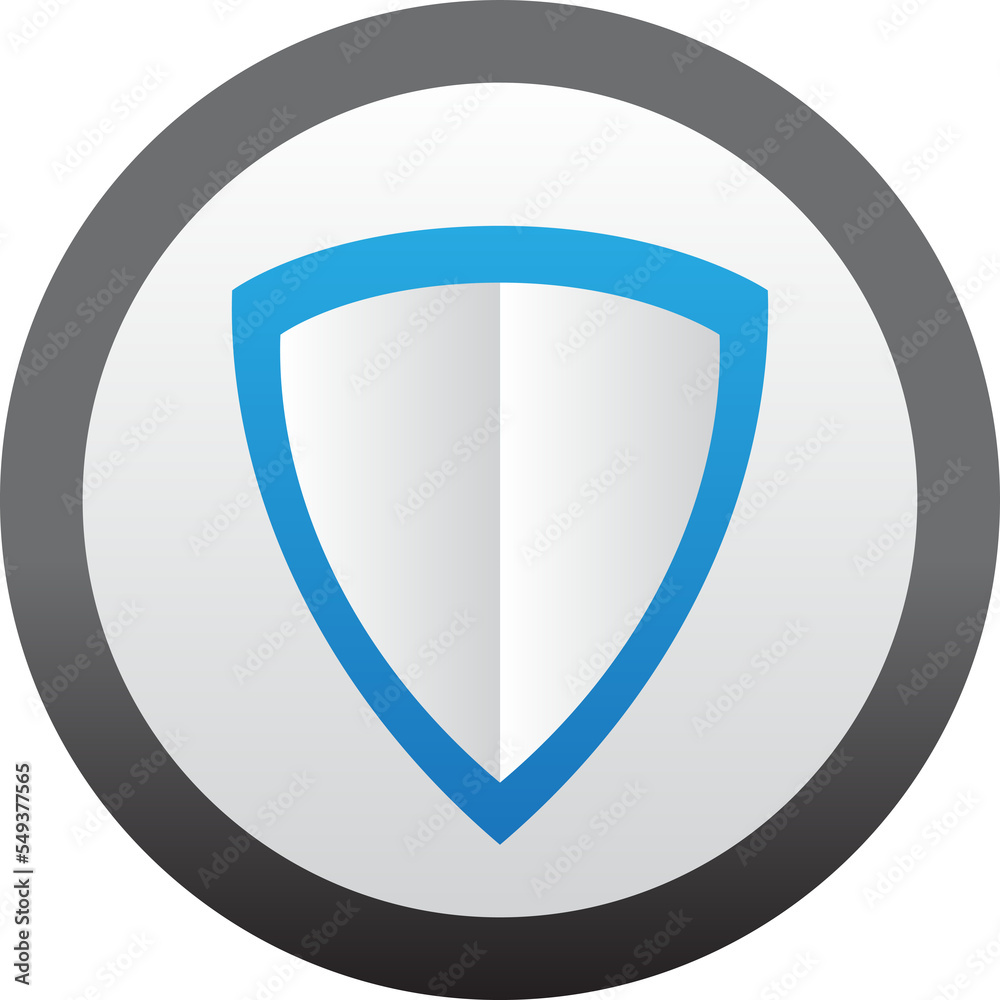 security shield modern button security shield modern button