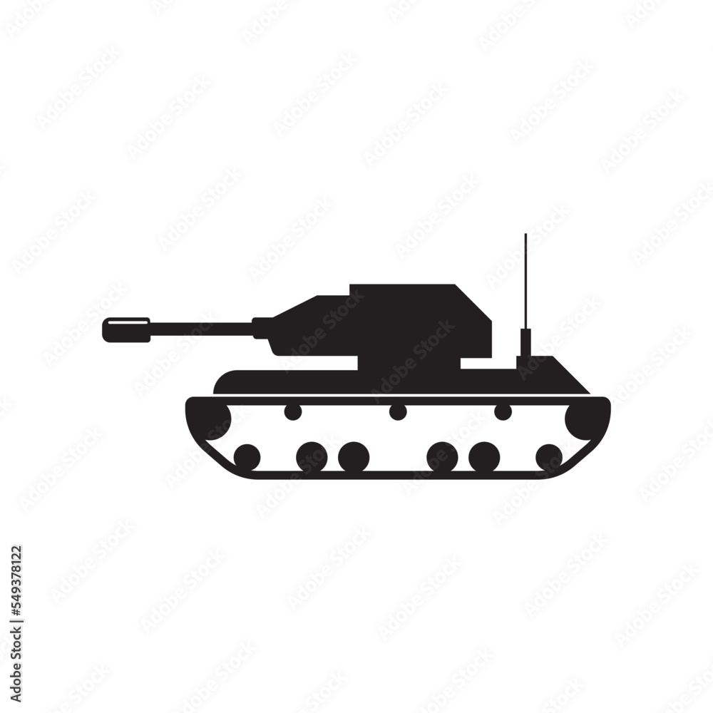 battle tank icon logo vector design template battle tank icon logo vector design template