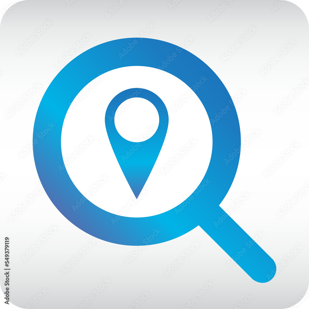 location search gradient icon location search gradient icon