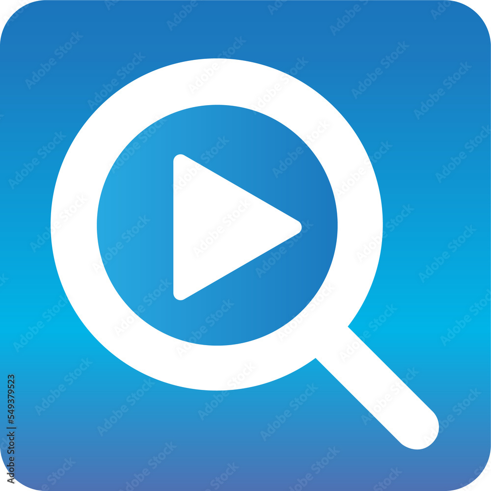 video search gradient icon video search gradient icon