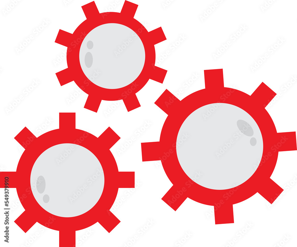 setting flat icon design