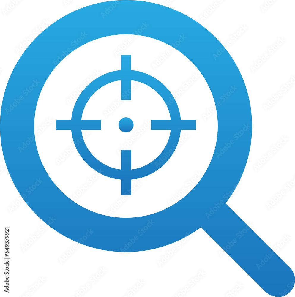 target search gradient icon