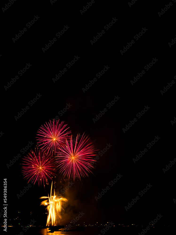 Firework on Black Dark Sky Background,Celebrate Party Merry Christmas and Happy New Year Festival,Light Bright Bokeh Gold Abstract Burst Fire Anniversary Birthday Holidays Wallpaper,Colorful Night. Firework on Black Dark Sky Background,Celebrate Party Merry Christmas and Happy New Year Festival,Light Bright Bokeh Gold Abstract Burst Fire Anniversary Birthday Holidays Wallpaper,Colorful Night.