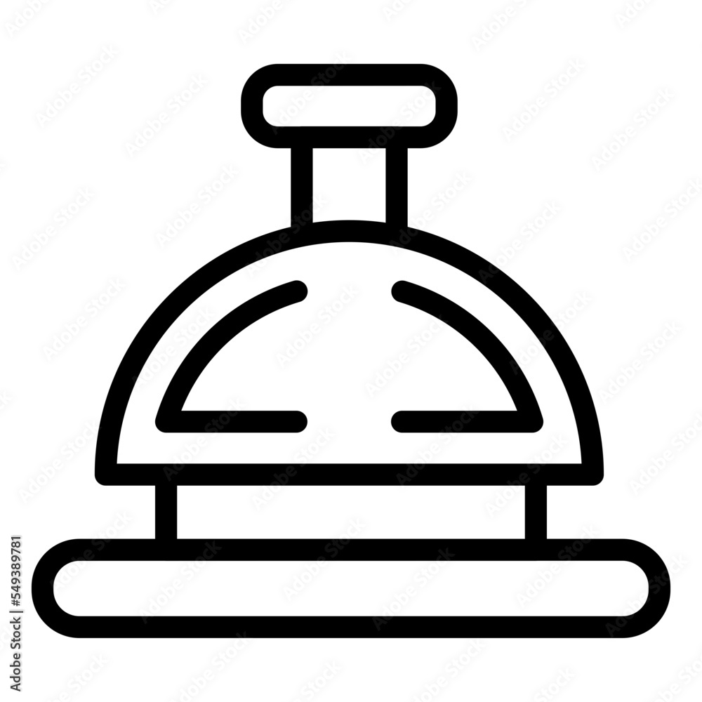 Reception Bell Icon Style Reception Bell Icon Style