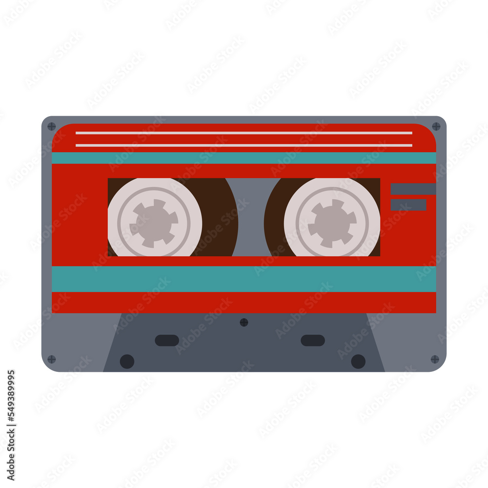 Naklejka premium audio cassette tape