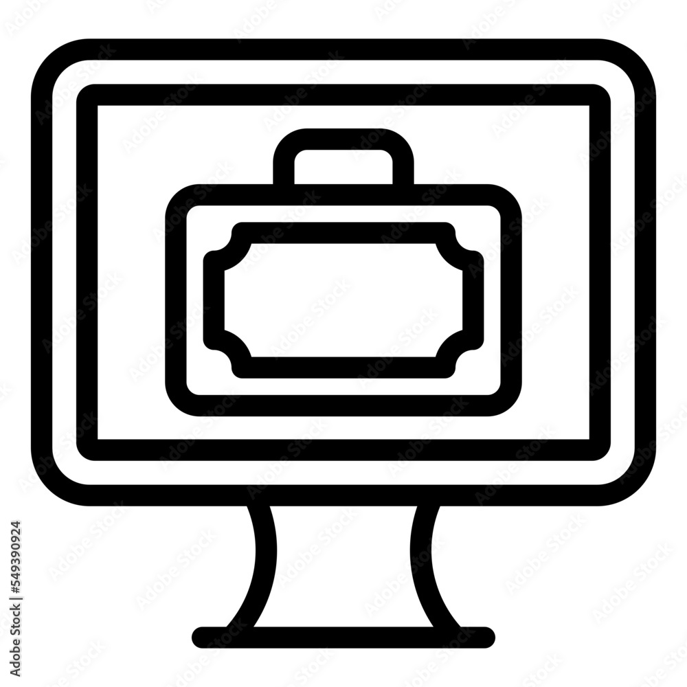 Online Business Icon Style Online Business Icon Style
