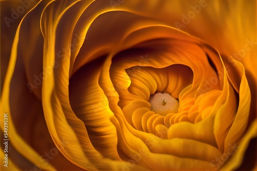 abstract of yellow flower petals, a close up of a yellow flower, illustration with flower plant photo