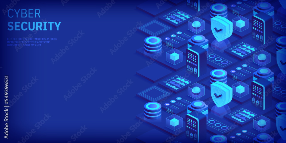 Cyber security. Data protection. Information privacy. Global network security. Technology background for banners, posters, site templates, mobile applications. Vector illustration Cyber security. Data protection. Information privacy. Global network security. Technology background for banners, posters, site templates, mobile applications. Vector illustration
