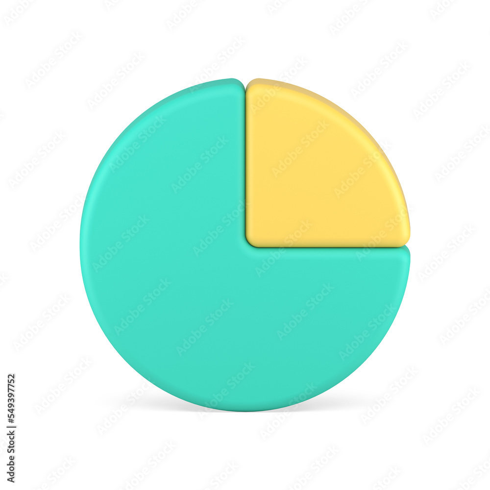 Circle chart infographic cycle diagram presentation pie part graph 3d icon Circle chart infographic cycle diagram presentation pie part graph 3d icon