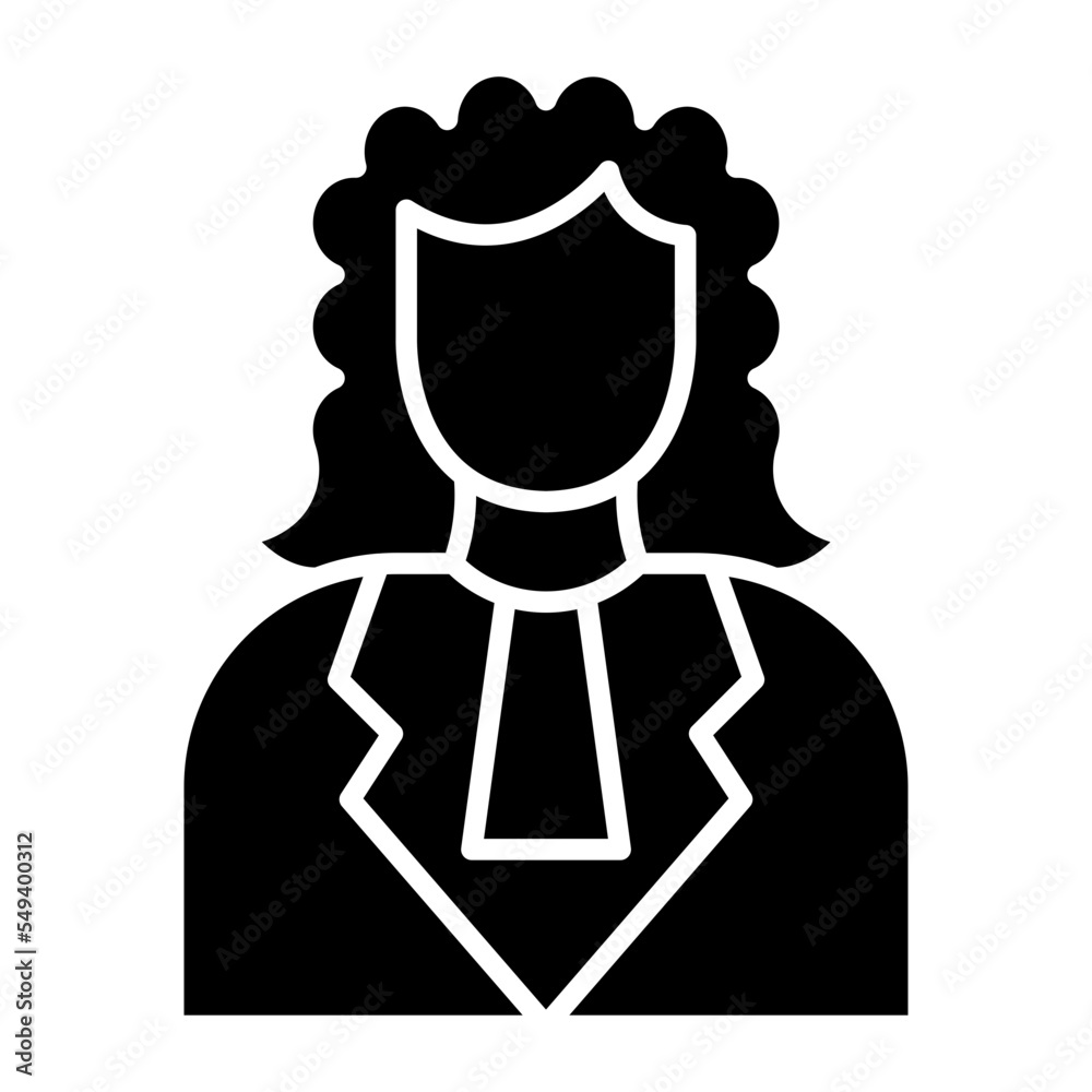 Obraz premium Judge Icon Style