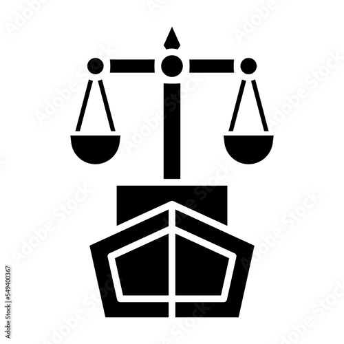 Maritime Law Icon Style