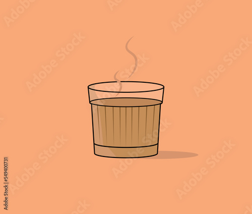 Chai Karak, indian popular hot drink masala chai