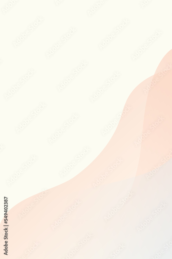 white background with blue and orange smooth waves, light pastel colors card template with free space white background with blue and orange smooth waves, light pastel colors card template with free space