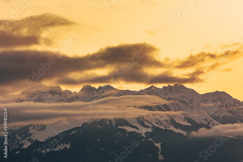 Allgäu - Berge - Sonnenuntergang - Wolken - Herbst