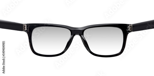 PNG file no background Black plastic glasses POV shot