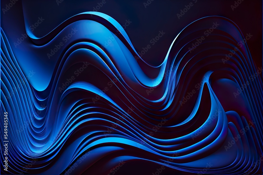 3d, abstract blue neon background, background pattern, illustration ...