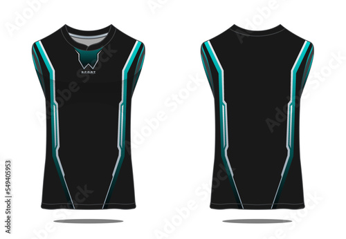 Vector tank top sport illustration