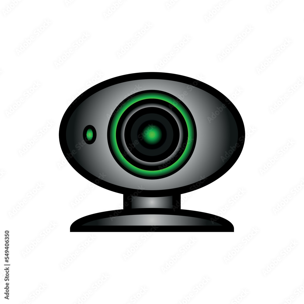 Webcam sign icon. Webcam sign icon.