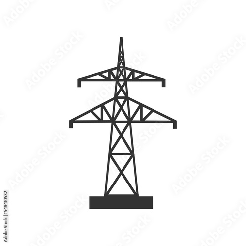 Steel tower icon. industry electrick tower vector ilustration. © Захар Филипчук