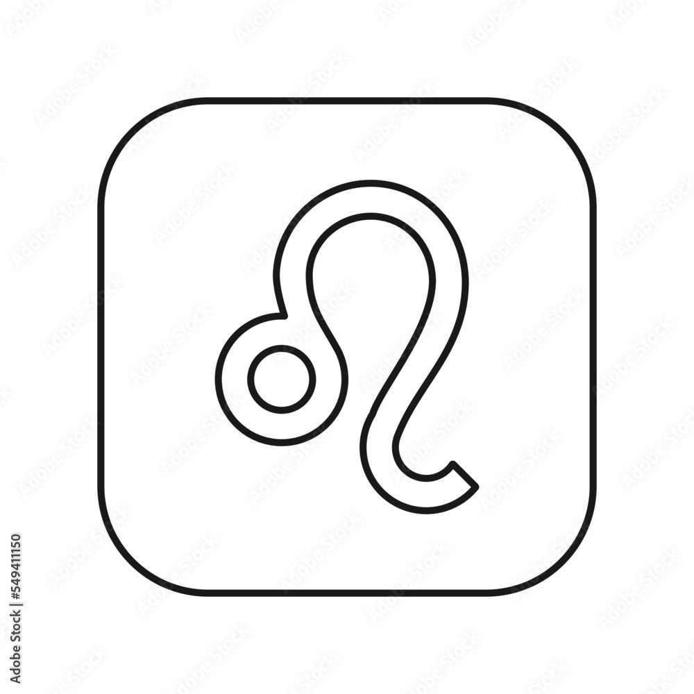 Leo icon. Astrology symbol modern, simple, vector, icon for website design, mobile app, ui. Vector Illustration Leo icon. Astrology symbol modern, simple, vector, icon for website design, mobile app, ui. Vector Illustration