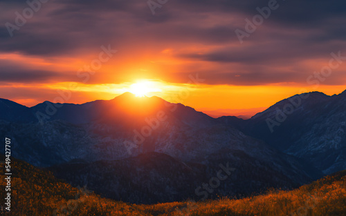 sunrise in the mountains © dani