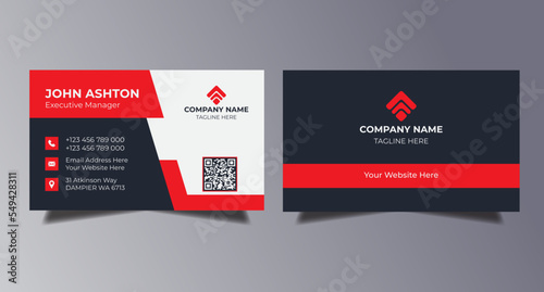 Modern Business Card Creative and Clean Business Card Template.