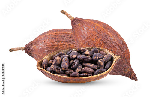 Cocoa isolated on transparent png photo