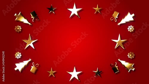 Red Christmas Background