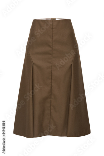 Women's skirt on an invisible mannequin