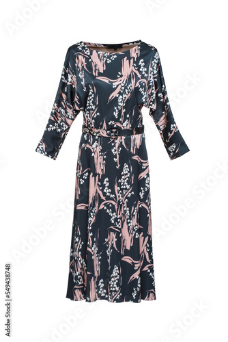 Women's dress on an invisible mannequin