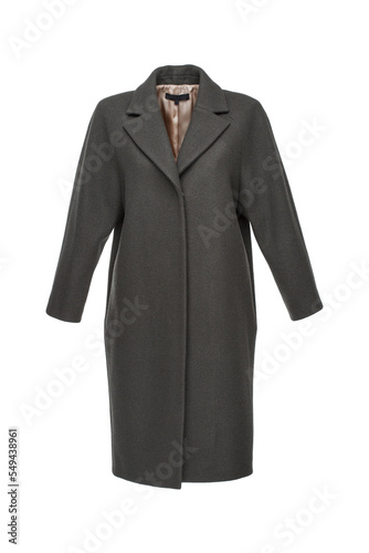 Women's coat on an invisible mannequin