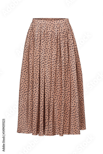 Women's skirt on an invisible mannequin