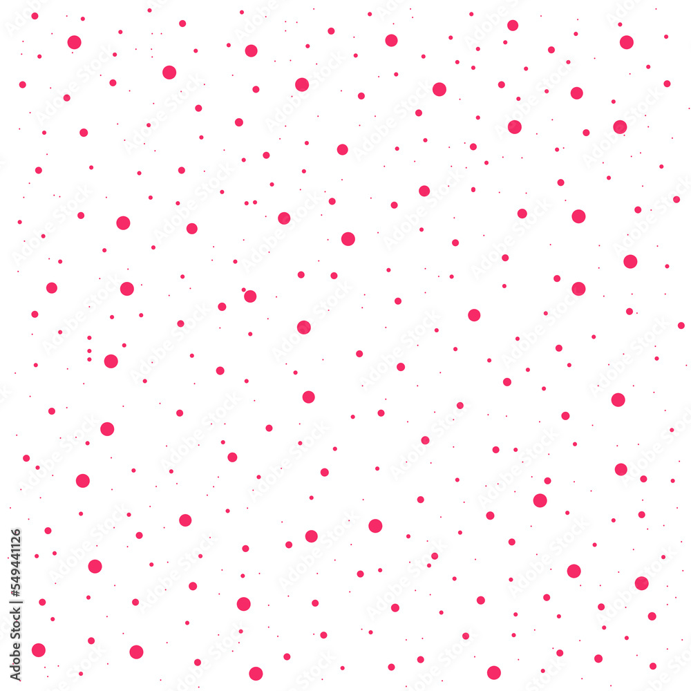 Pointillism Wallpaper (White-Red)