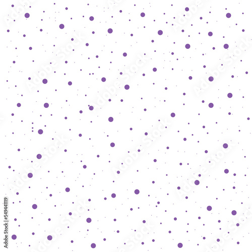 Pointillism Wallpaper  White-Purple 