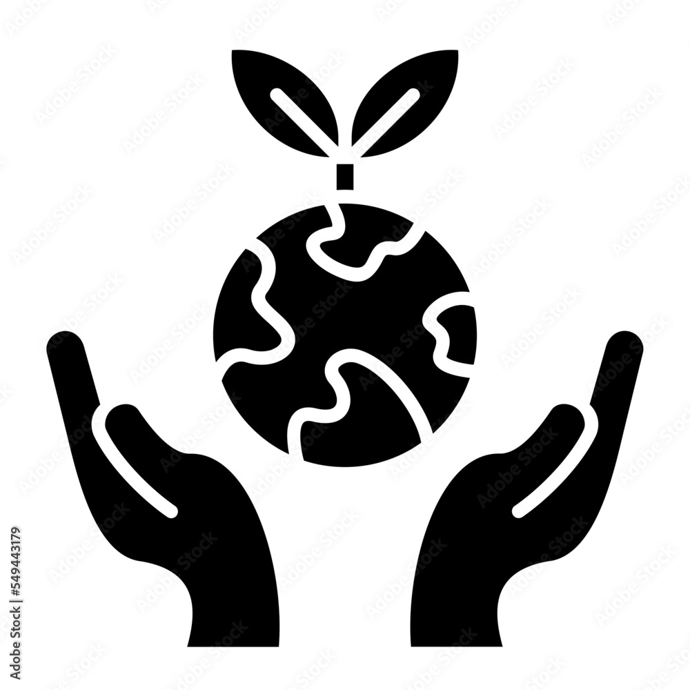Globalization Glyph Icon Globalization Glyph Icon