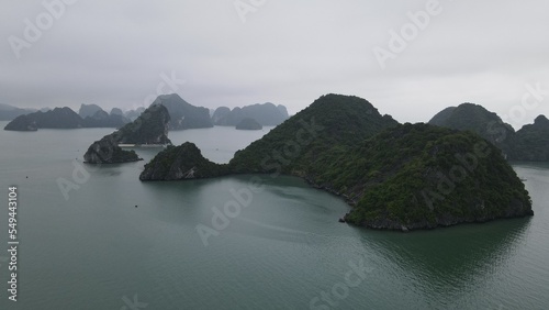 Ha Long  Vietnam - November 26  2022  Aerial View of The Ha Long Bay