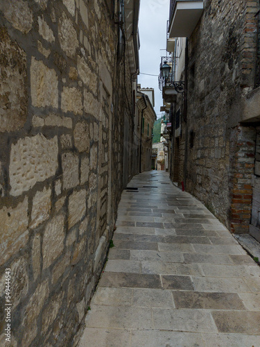 pennapiedimonte town old streets in Italy travel