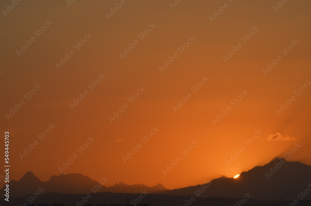 Sonnenuntergang Ägypten