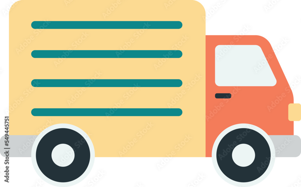 truck illustration in minimal style truck illustration in minimal style