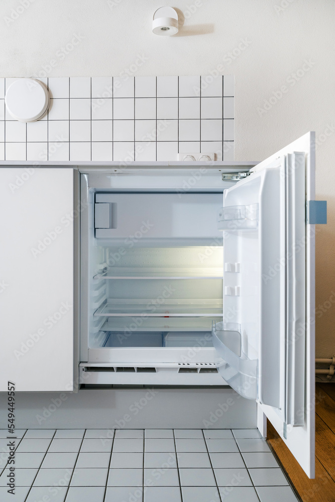 small fridge built in cupboard in kitchen small fridge built in cupboard in kitchen