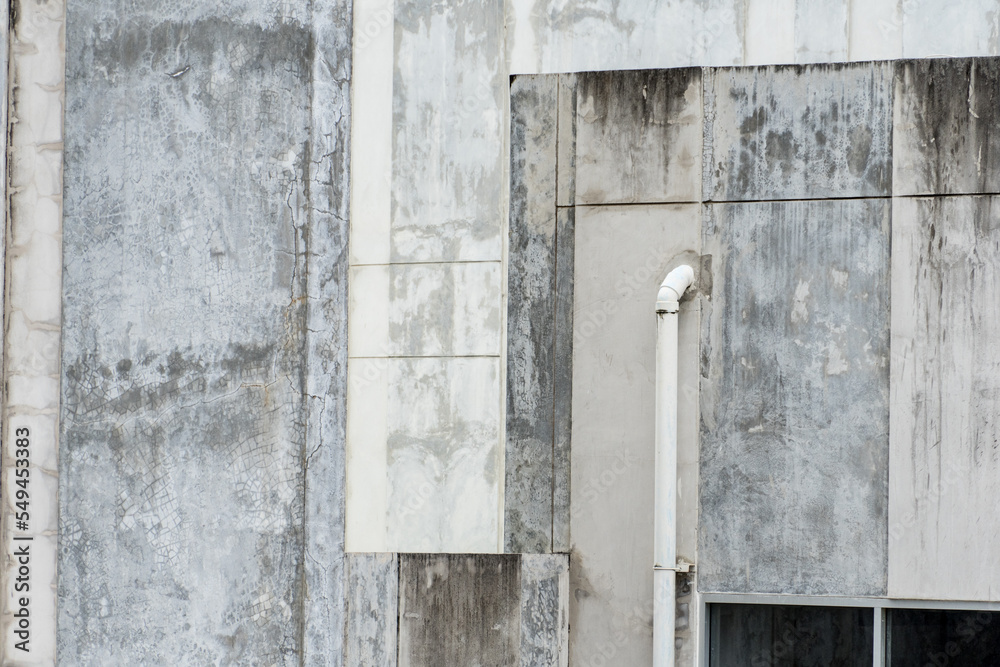 Concrete wall of building construction for abstract background. 