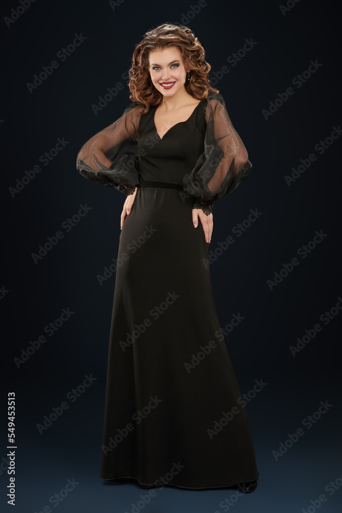 Fototapeta premium charming smiling lady