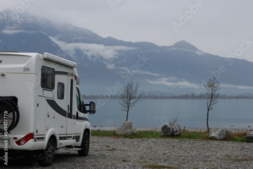 Wohnmobilstellplatz am Comer See