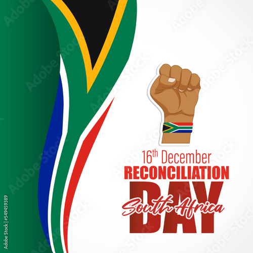 Vector banner of South Africa Reconciliation Day